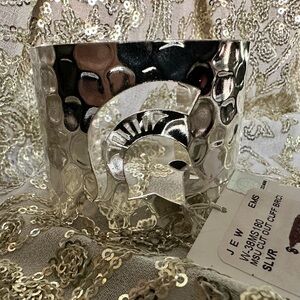 MSU‎ Cut Off Silver Cuff Bracelet